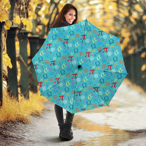 Math Pattern Print Design 02 Umbrella