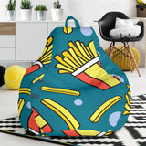 French Fries Red Paper Box Pattern Bean Bag Cover