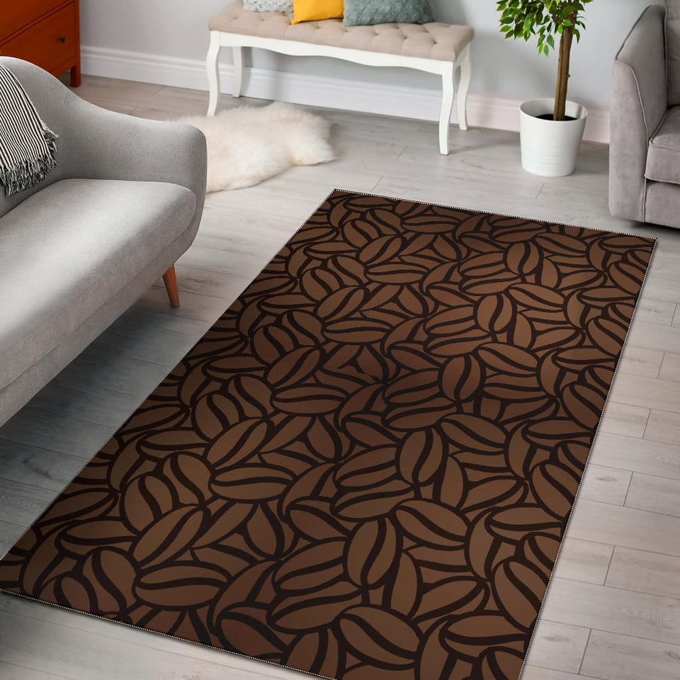 Coffee Bean Pattern Area Rug