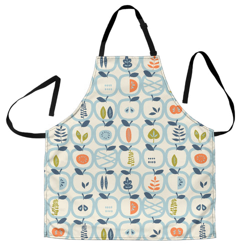 Apples Leaves Pattern Adjustable Apron