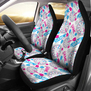 Darts Pattern Print Design 01 Universal Fit Car Seat Covers