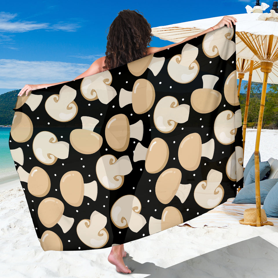Champignon Mushroom Pattern Sarong