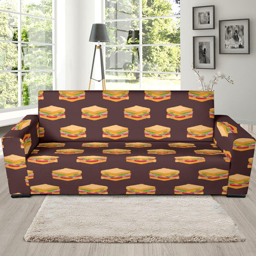 Sandwich Pattern Print Design 04  Sofa Slipcover