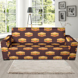 Sandwich Pattern Print Design 04  Sofa Slipcover