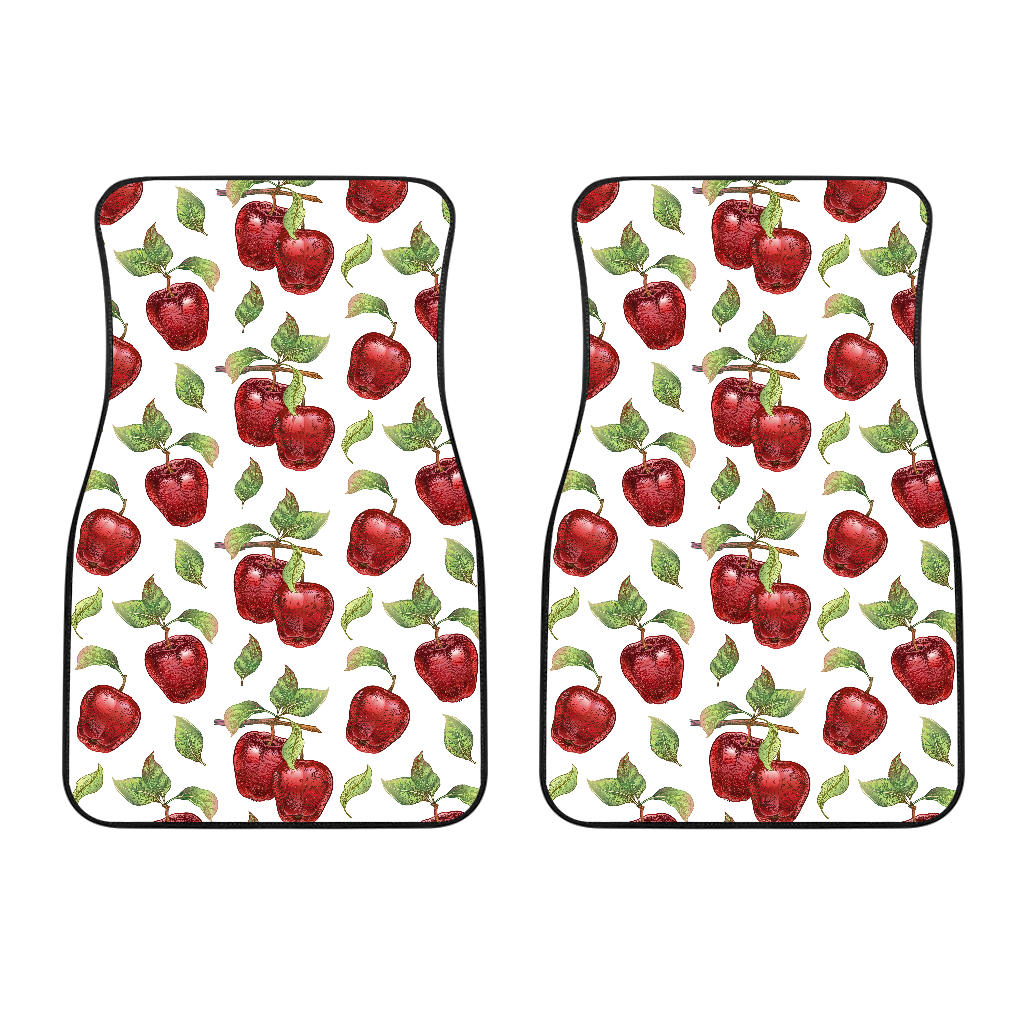 Red Apples Pattern  Front Car Mats