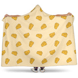 Cheese Pattern Hooded Blanket