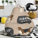 Beagle Pattern Bean Bag Cover