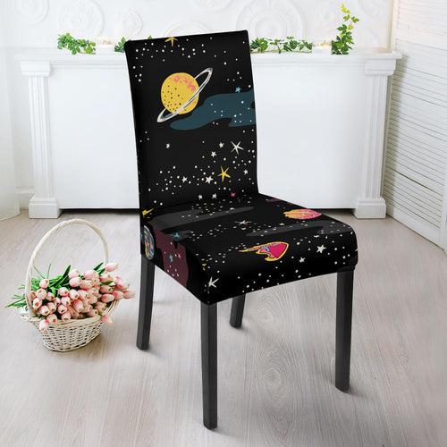 Space Pattern Dining Chair Slipcover