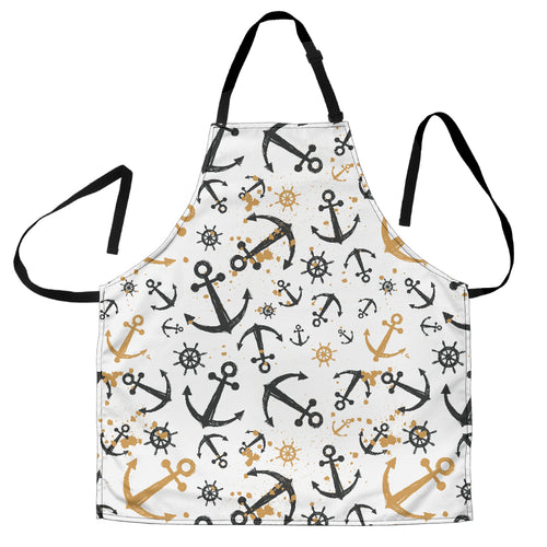 Anchors Rudders Pattern Adjustable Apron