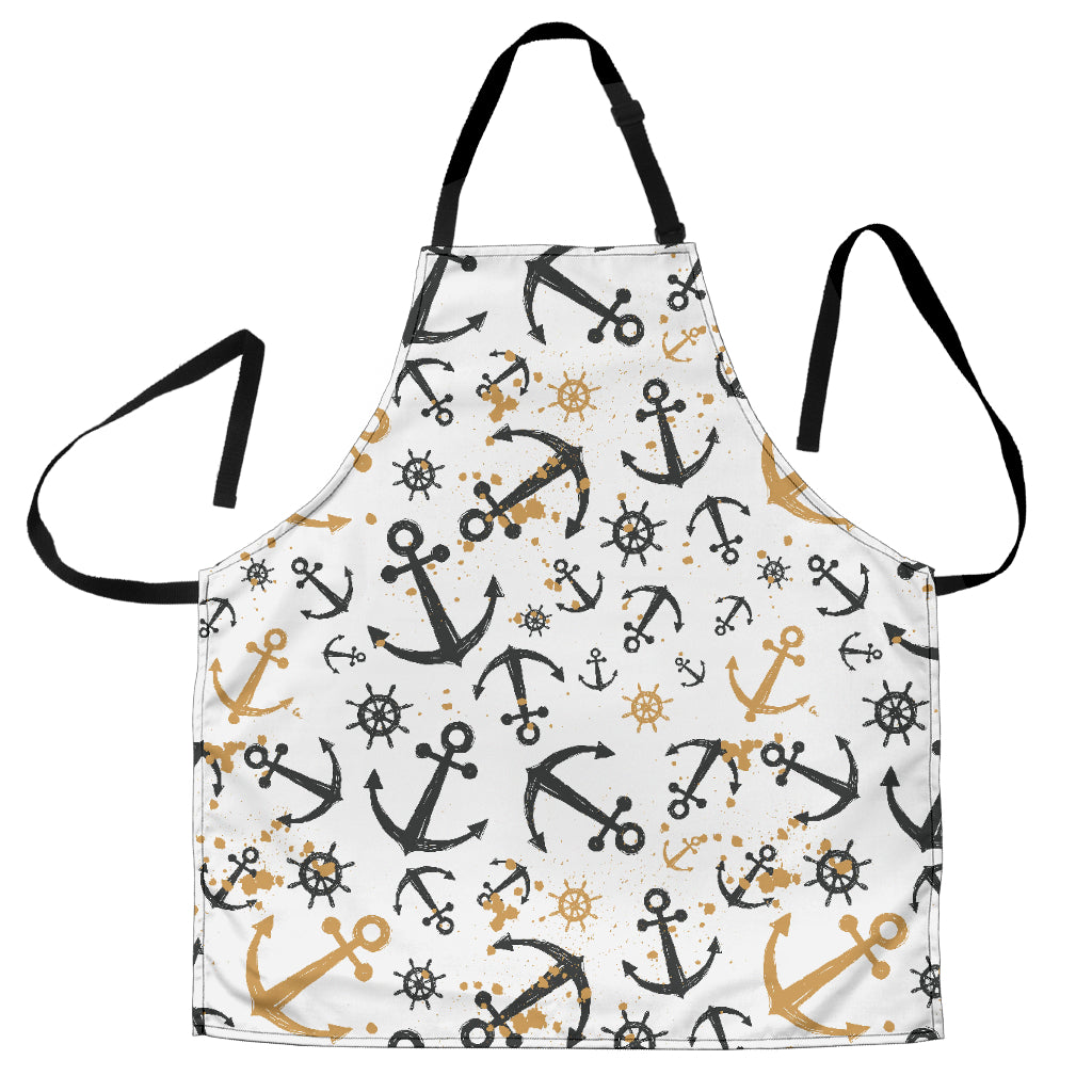 Anchors Rudders Pattern Adjustable Apron