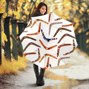 Boomerang Australian Aboriginal Ornament Pattern Umbrella