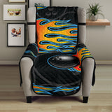 Bowling balls flame pattern Chair Cover Protector