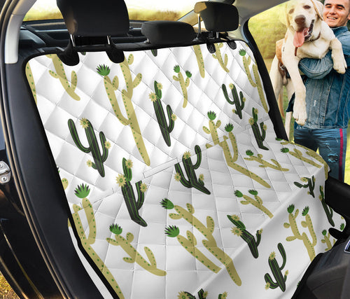 Cute Cactus Pattern Dog Car Seat Covers