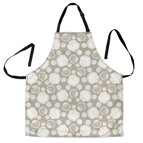 Scallop Shell Pattern Adjustable Apron