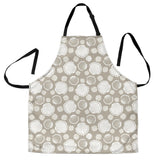 Scallop Shell Pattern Adjustable Apron