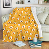 Lion Pattern Print Design 03 Premium Blanket