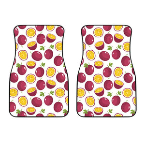 Passion Fruit Design Pattern Front Car Mats