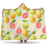 Guava Design Pattern Hooded Blanket