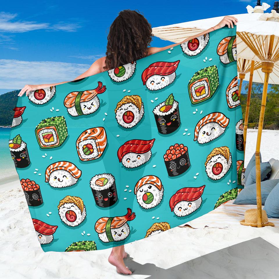 Cute Sushi Pattern Sarong