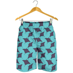 Stingray Pattern Print Design 02 Men Shorts