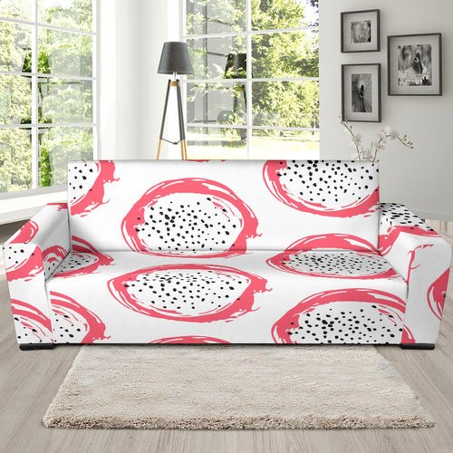 Hand Drawn Dragon Fruit Sofa Slipcover