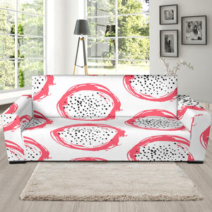 Hand Drawn Dragon Fruit Sofa Slipcover
