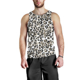 Leopard skin print pattern Men Tank Top