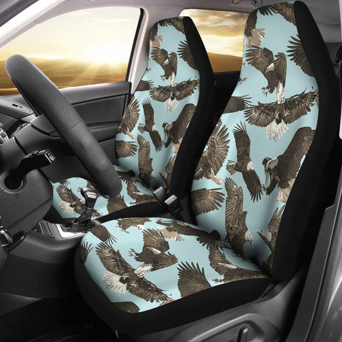 Eagle Pattern Print Design 01 Universal Fit Car Seat Covers