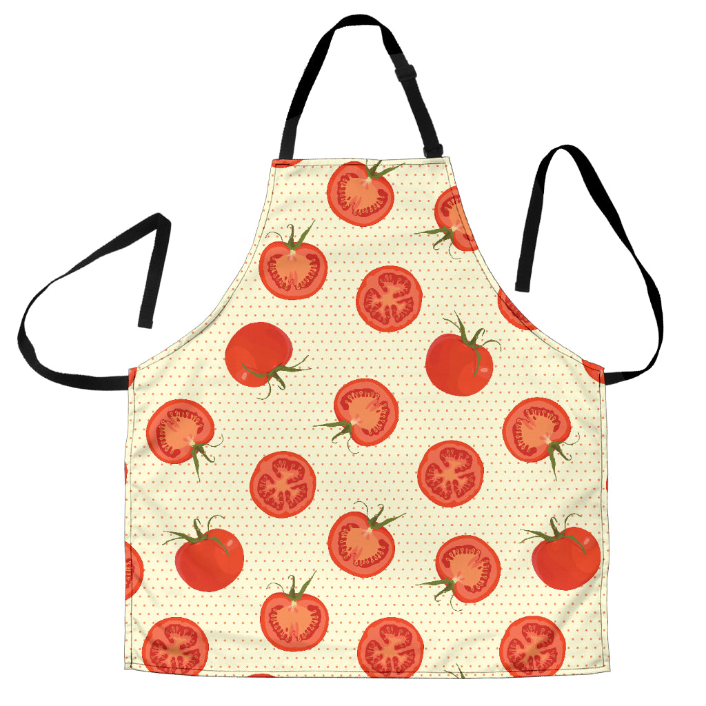 Tomato Dot Background Adjustable Apron