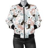 Cute Mermaid Pattern Women'S Bomber Jacket