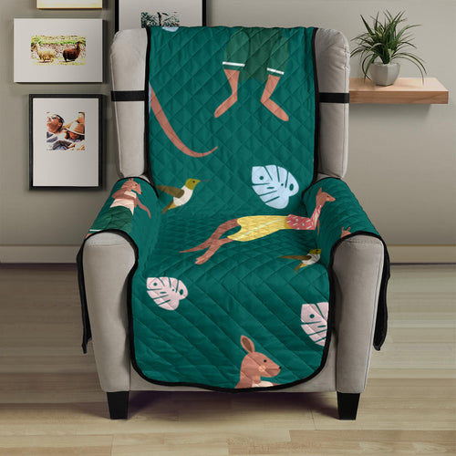 Kangaroo leaves pattern Chair Cover Protector