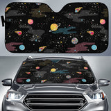 Space Pattern Car Sun Shade