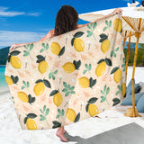 Lemon Flower Leave Pattern Sarong
