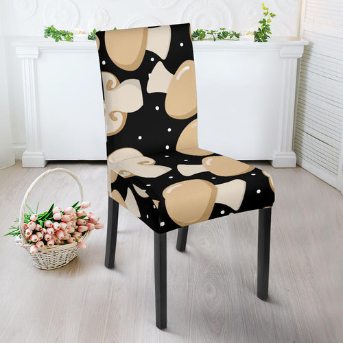 Champignon Mushroom Pattern Dining Chair Slipcover