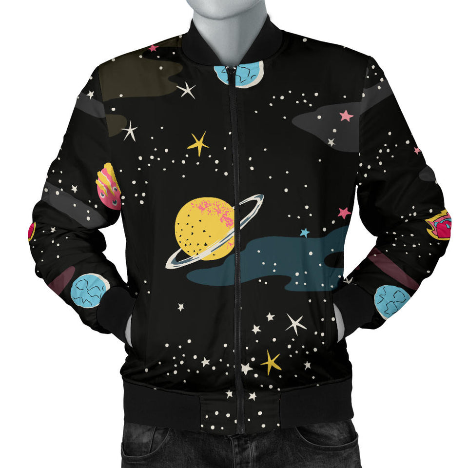 Space Pattern Men'S Bomber Jacket