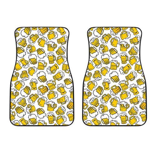 Beer Design Pattern  Front Car Mats