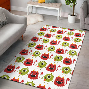 Alien Pattern Print Design 05 Area Rug
