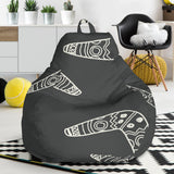 Hand Drawn Boomerang Australian Aboriginal Ornament Bean Bag Cover