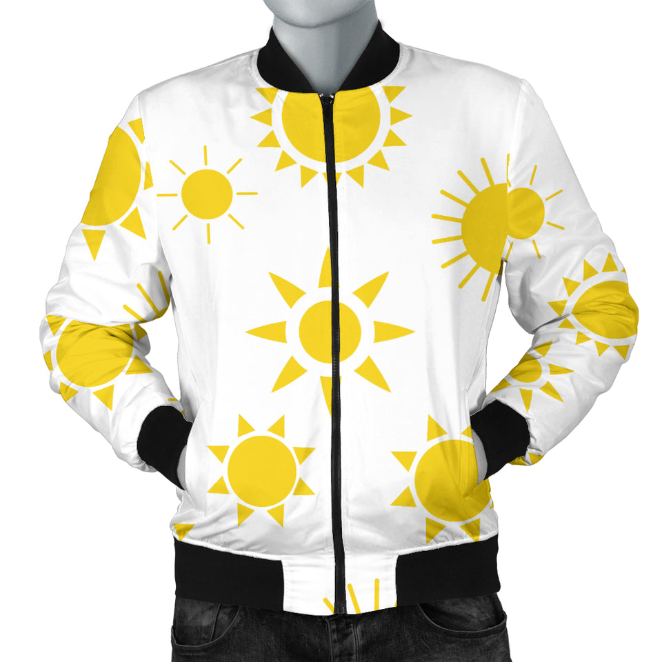 Sun Pattern Men'S Bomber Jacket