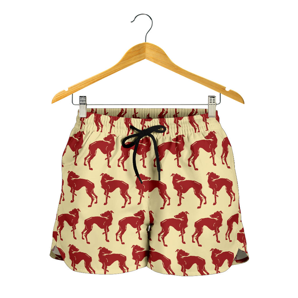 Greyhound Pattern Print Design 04 Women Shorts