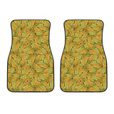 Corn Pattern Print Design 01 Front Car Mats
