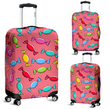 Colorful Wrapped Candy Pattern Luggage Covers