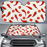 Chili Pattern Car Sun Shade