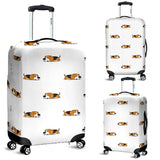 Cute Beagle Dog Sleeping Pattern Luggage Covers
