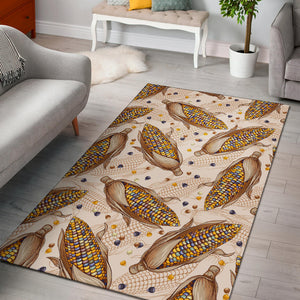 Corn Pattern Print Design 03 Area Rug
