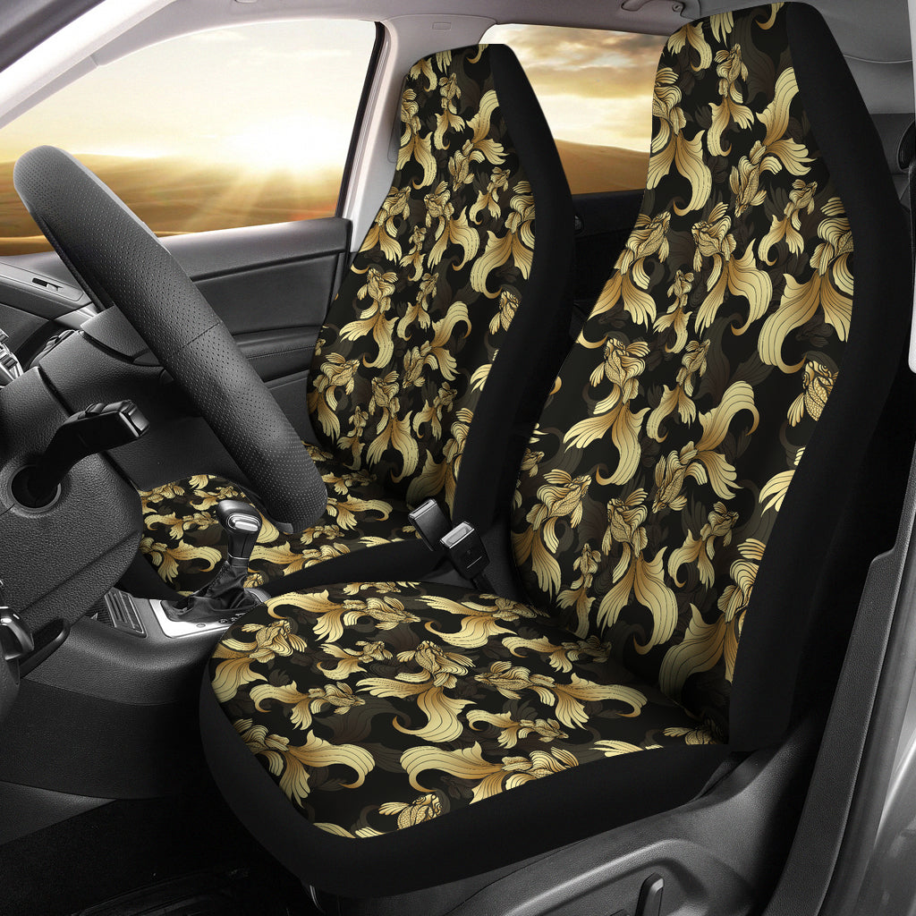 Goldfish Pattern Print Design 01 Universal Fit Car Seat Covers