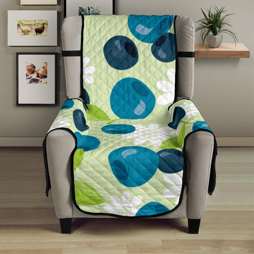 blueberry flower pattern Chair Cover Protector