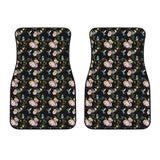 Hummingbird Pattern Print Design 03 Front Car Mats