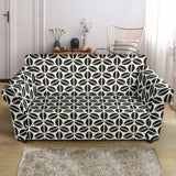 Coffee Bean Abstract Modern Pattern Loveseat Couch Slipcover