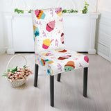 Cake Cupcake Design Pattern Dining Chair Slipcover